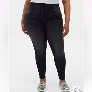 Torrid Corset Skinny Premium Stretch High-
Rise Jean